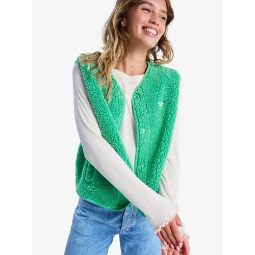 Roxy Iconic Town - Sherpa polar fleece top voor Dames