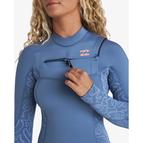 Billabong 4/3mm Synergy Natural - Wetsuit met GBS en een Borstrits voor Dames