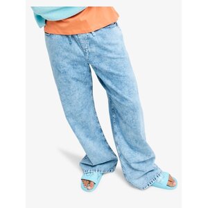Roxy Saltwater Mid Sunbleached - Jeans met wijde pasvorm voor Dames