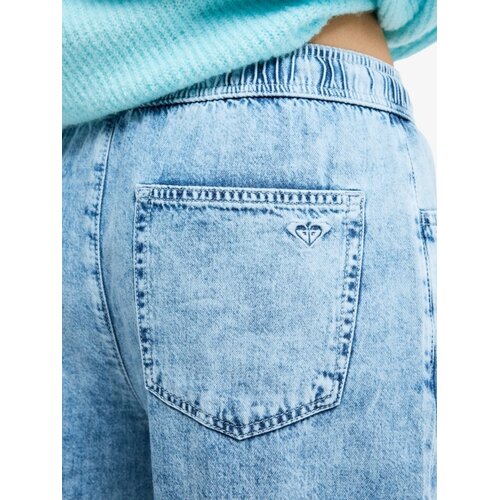 Roxy Saltwater Mid Sunbleached - Jeans met wijde pasvorm voor Dames