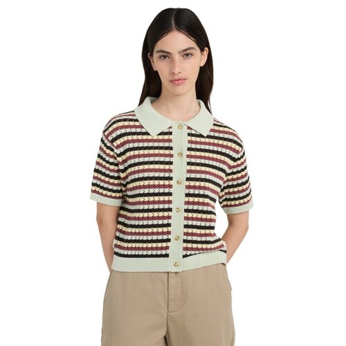 Element Crochet Stripes - Polo Shirt voor dames