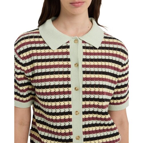 Element Crochet Stripes - Polo Shirt voor dames