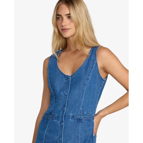 RVCA Lainey Mini - Denim Dress voor dames