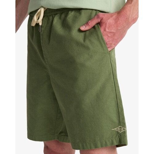 Billabong Larry Linen - Groene  Elastische Short voor heren