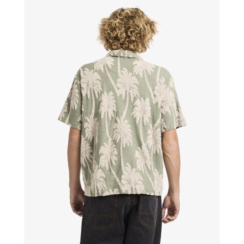 RVCA Palm Fall - Korte mouw overhemd voor heren