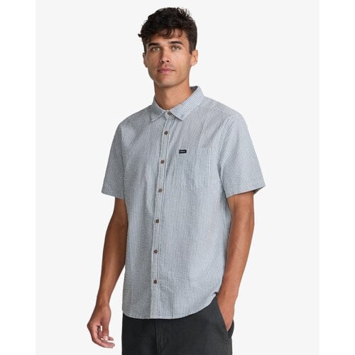 RVCA Thatll Do Seersucker- Overhemd korte mouwen voor heren