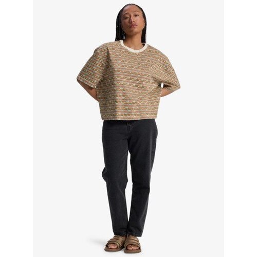Quiksilver Boyfriend Crop - Oversized crop korte mouwen voor dames