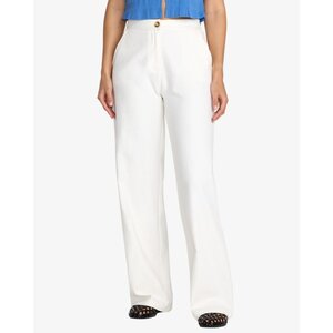 RVCA Bonnie - Witte linnen broek voor dames