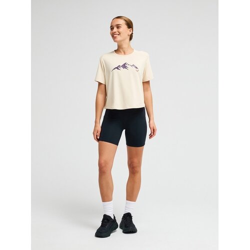 Roxy Boundless Spirit 4 - Beige sportshirt voor dames