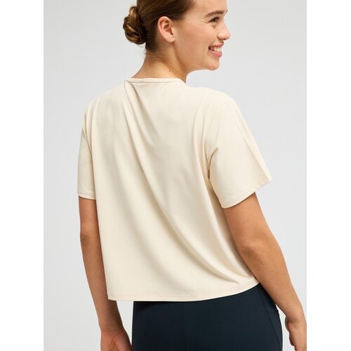 Roxy Boundless Spirit 4 - Beige sportshirt voor dames
