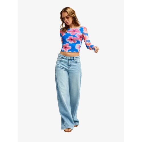 Roxy Make It Bold - Doorzichtige top met lange mouwen voor dames