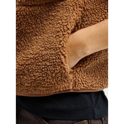 Quiksilver Cropped - Sherpa bodywarmer voor dames Quiksilver Cropped - Sherpa bodywarmer voor dames
