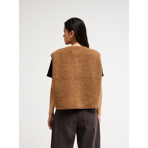 Quiksilver Cropped - Sherpa bodywarmer voor dames Quiksilver Cropped - Sherpa bodywarmer voor dames