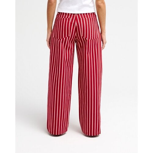 RVCA Lola Stripes - Dames broek met wijdvallende pijp RVCA Lola Stripes - Dames broek met wijdvallende pijp