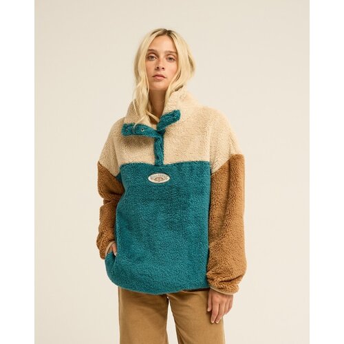 Billabong Since 73 Vibes - Sherpa fleece trui voor dames Billabong Since 73 Vibes - Sherpa fleece trui voor dames