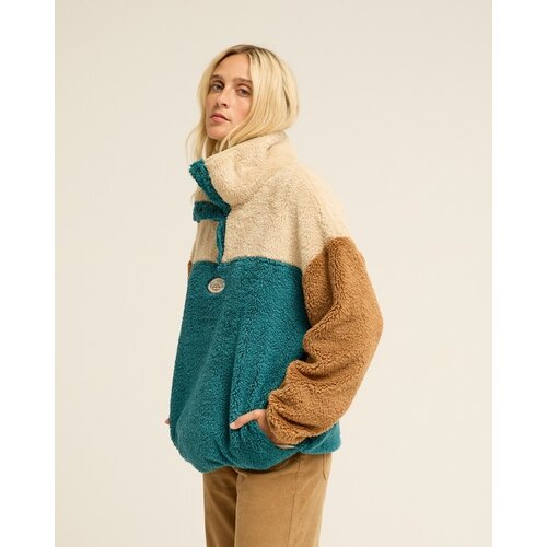 Billabong Since 73 Vibes - Sherpa fleece trui voor dames Billabong Since 73 Vibes - Sherpa fleece trui voor dames