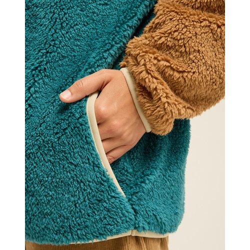 Billabong Since 73 Vibes - Sherpa fleece trui voor dames Billabong Since 73 Vibes - Sherpa fleece trui voor dames