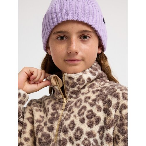 Roxy Calling All Mys - Beige fleece trui met print voor meisjes 4-14 Roxy Calling All Mys - Beige fleece trui met print voor meisjes 4-14