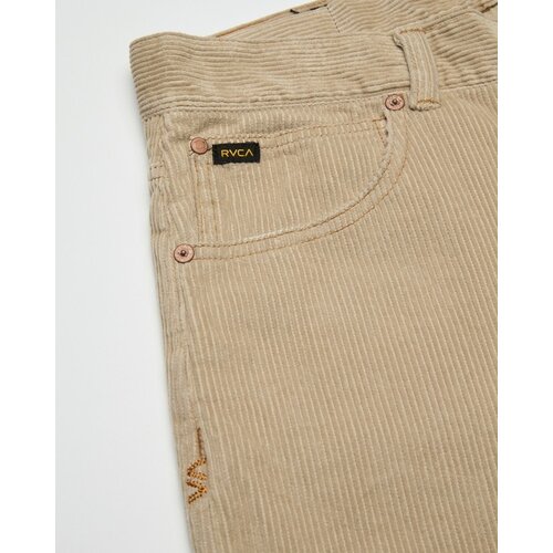 RVCA Dayshift 5 Cord- Beige ribbroek voor heren RVCA Dayshift 5 Cord- Beige ribbroek voor heren