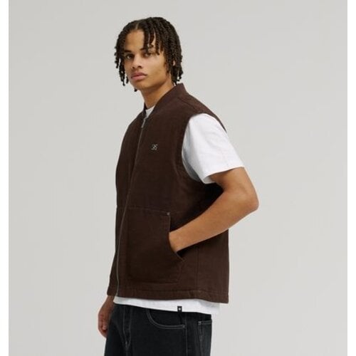 DC Shoes Workshop Padded - Canvas bodywarmer voor heren DC Shoes Workshop Padded - Canvas bodywarmer voor heren
