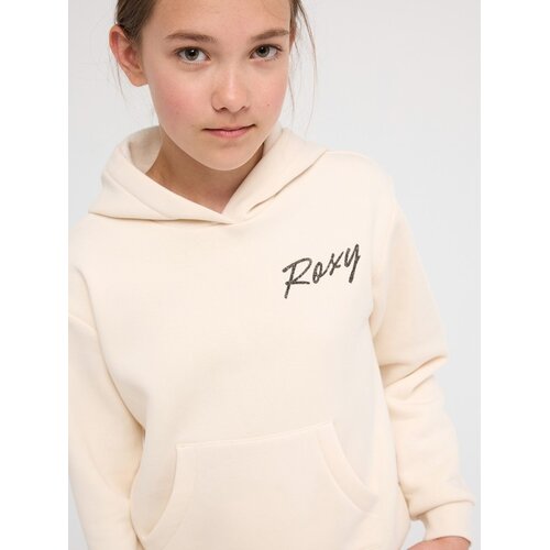 Roxy Surf Feeling Brushed - Beige hoodie voor meisjes 4-12 Roxy Surf Feeling Brushed - Beige hoodie voor meisjes 4-12