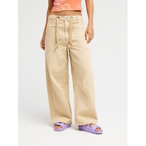 Roxy Sky And Sand - Beige relaxte cargobroek voor dames Roxy Sky And Sand - Beige relaxte cargobroek voor dames