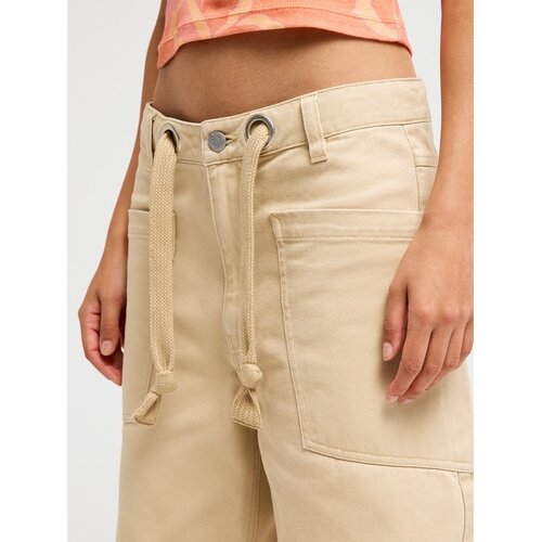 Roxy Sky And Sand - Beige relaxte cargobroek voor dames Roxy Sky And Sand - Beige relaxte cargobroek voor dames