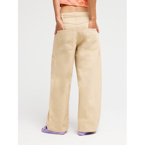 Roxy Sky And Sand - Beige relaxte cargobroek voor dames Roxy Sky And Sand - Beige relaxte cargobroek voor dames
