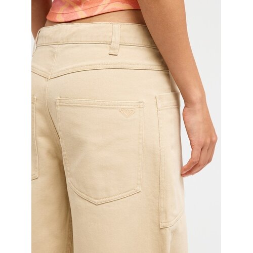Roxy Sky And Sand - Beige relaxte cargobroek voor dames Roxy Sky And Sand - Beige relaxte cargobroek voor dames