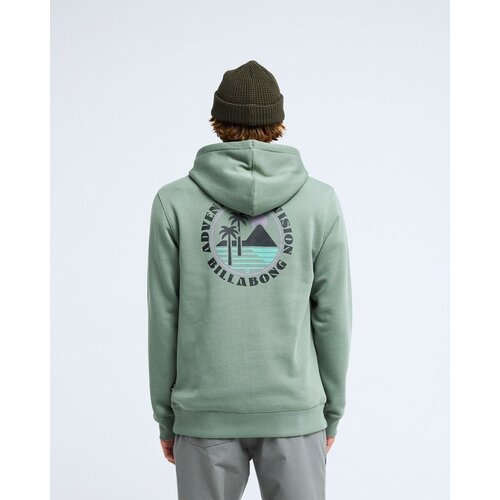 Billabong Compass - Groene hoodie voor heren Billabong Compass - Groene hoodie voor heren