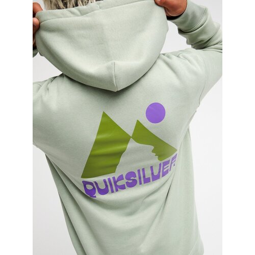 Quiksilver Salt Water Peak - Groene hoodie voor heren Quiksilver Salt Water Peak - Groene hoodie voor heren