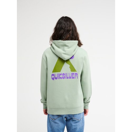 Quiksilver Salt Water Peak - Groene hoodie voor heren Quiksilver Salt Water Peak - Groene hoodie voor heren