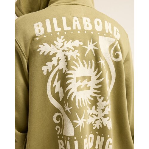 Billabong Always Looking- Groene hoodie met rits