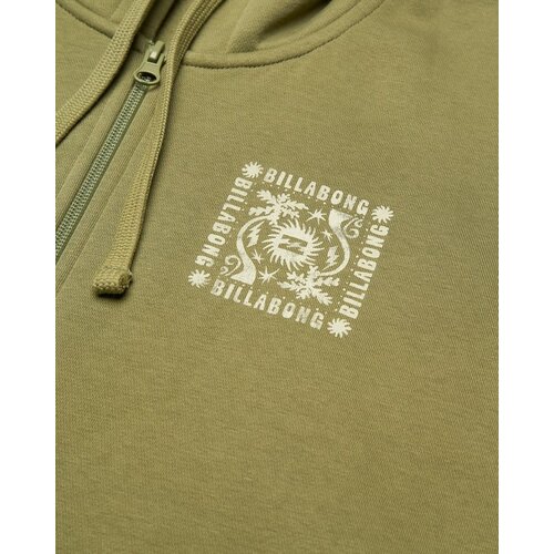 Billabong Always Looking- Groene hoodie met rits