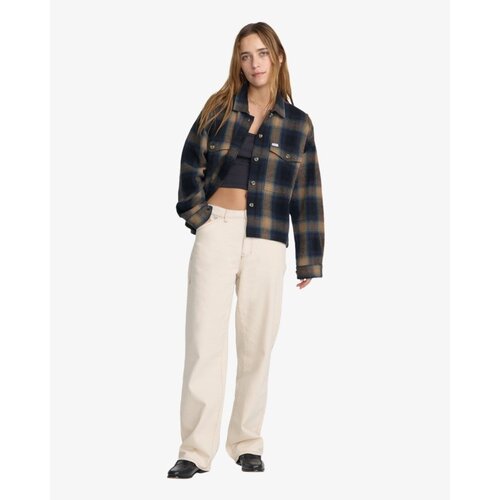 RVCA Bonito Boxy Flannel - Kort overshirt voor dames RVCA Bonito Boxy Flannel - Kort overshirt voor dames