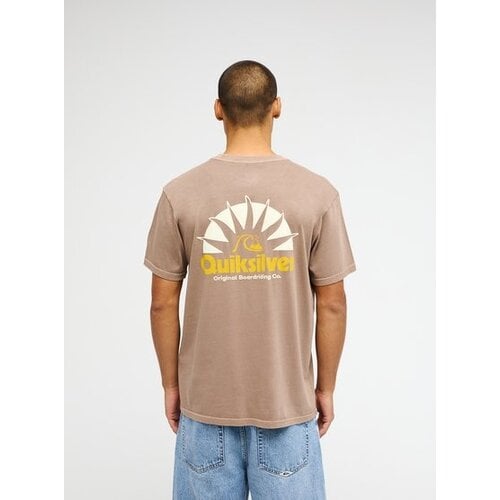 Evo Rays - Bruin korte mouw t-shirt voor heren Evo Rays - Bruin korte mouw t-shirt voor heren