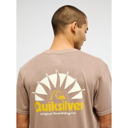 Evo Rays - Bruin korte mouw t-shirt voor heren Evo Rays - Bruin korte mouw t-shirt voor heren