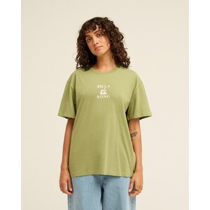Surfing In Town - Groen t-shirt korte mouwen voor dames Surfing In Town - Groen t-shirt korte mouwen voor dames