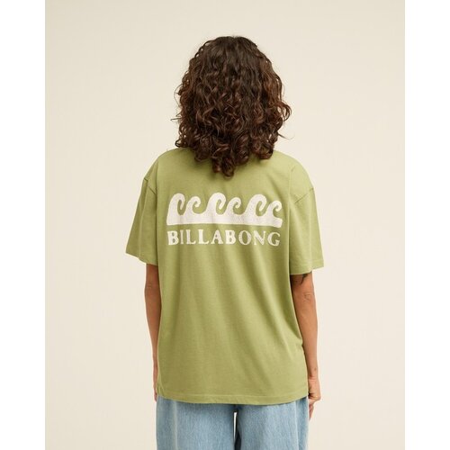 Surfing In Town - Groen t-shirt korte mouwen voor dames Surfing In Town - Groen t-shirt korte mouwen voor dames