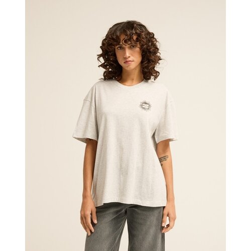 Always Looking - Grijs t-shirt korte mouwen voor dames Always Looking - Grijs t-shirt korte mouwen voor dames