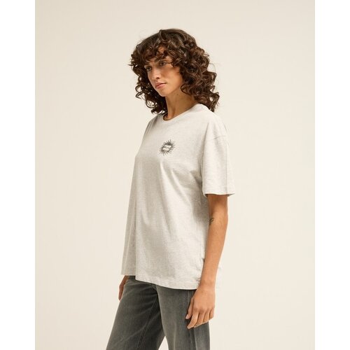 Always Looking - Grijs t-shirt korte mouwen voor dames Always Looking - Grijs t-shirt korte mouwen voor dames
