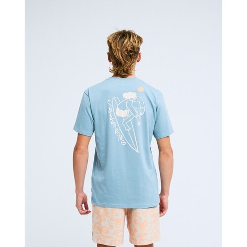 Billabong Ty Williams Droppin - Blauw t-shirt korte mouwen voor heren Billabong Ty Williams Droppin - Blauw t-shirt korte mouwen voor heren
