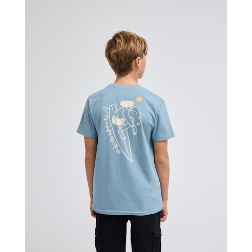 Ty Williams Droppin - Blauw t-shirt korte mouwen voor jongens 8-14 Ty Williams Droppin - Blauw t-shirt korte mouwen voor jongens 8-14