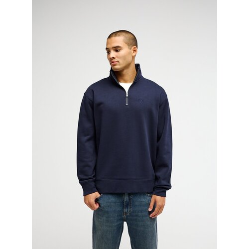 Quiksilver Salt Water 1/4 - Blauwe half zip trui voor heren