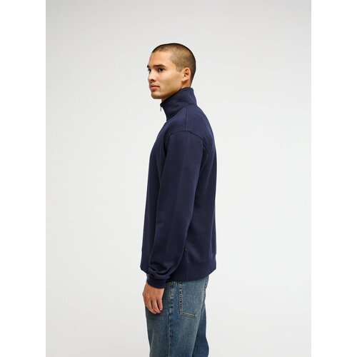 Quiksilver Salt Water 1/4 - Blauwe half zip trui voor heren