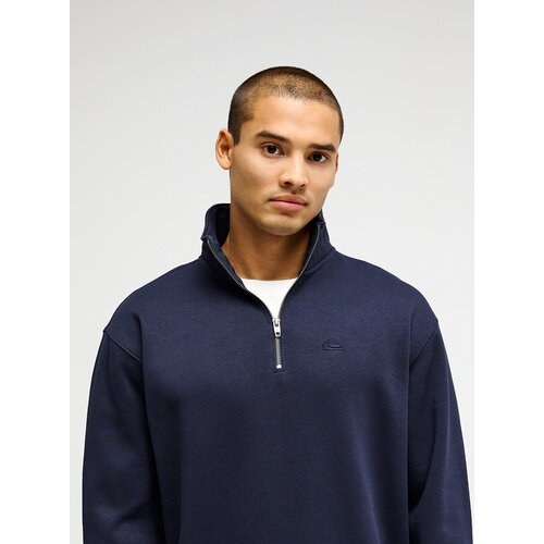 Quiksilver Salt Water 1/4 - Blauwe half zip trui voor heren
