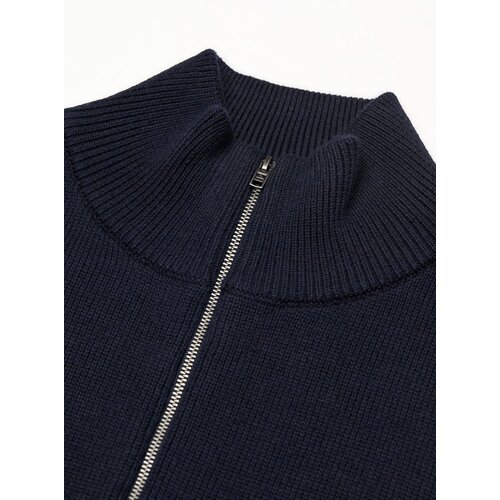 Quiksilver Salt Water 1/4 - Blauwe half zip trui voor heren