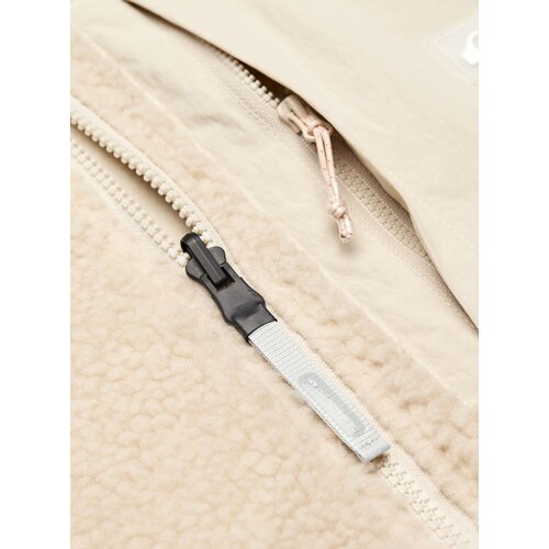 Quiksilver Urban Storm Reversible - Beige Sherpa fleece trui voor heren Quiksilver Urban Storm Reversible - Beige Sherpa fleece trui voor heren