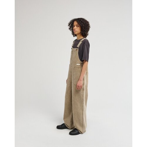 Element 70 Dungaree Color Denim - Bruine tuinbroek voor dames Element 70 Dungaree Color Denim - Bruine tuinbroek voor dames