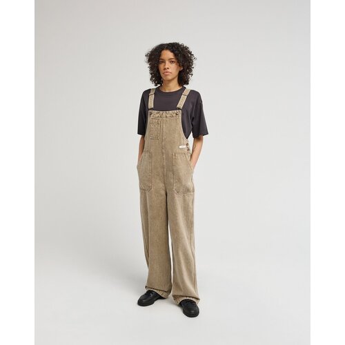 Element 70 Dungaree Color Denim - Bruine tuinbroek voor dames Element 70 Dungaree Color Denim - Bruine tuinbroek voor dames
